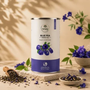 Blue Pea Green Tea for Skin & Wellness | Timely Tea